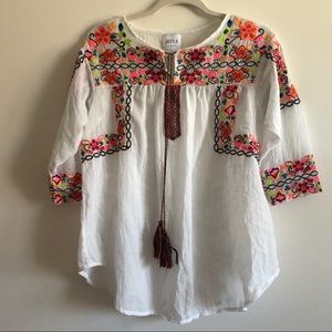Misa Embroidered Blouse